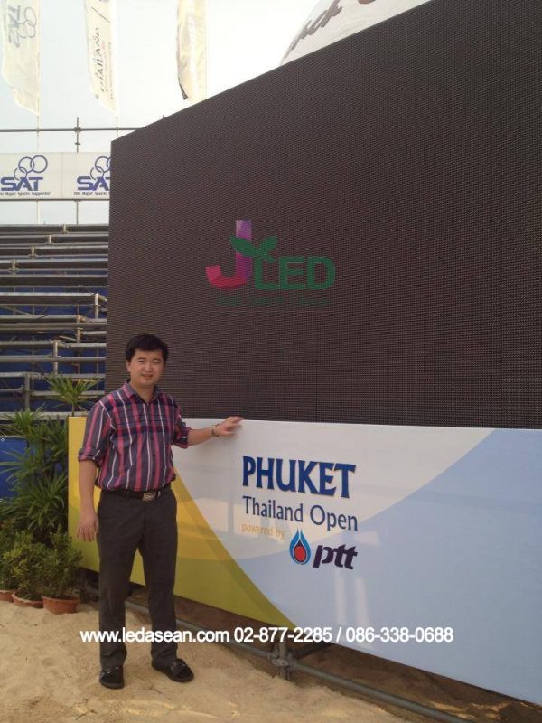 Full Color จอLED Display Phuket Thailand ป้ายไฟวิ่ง 2