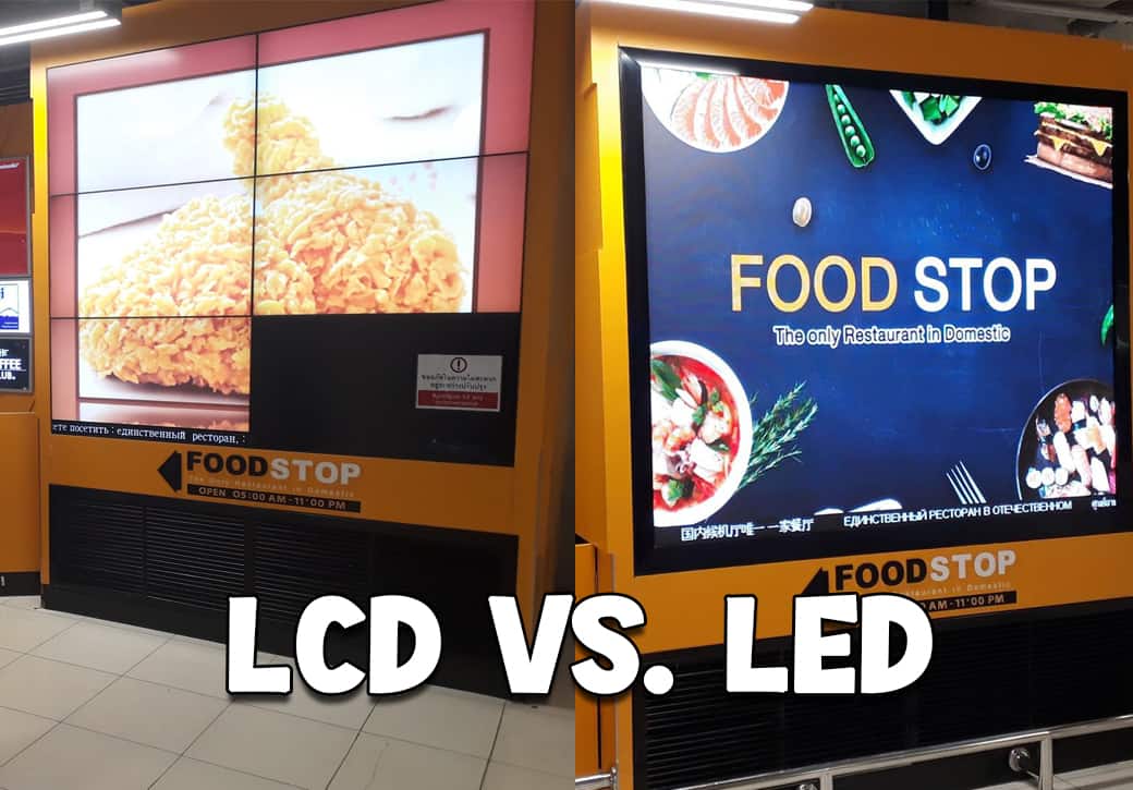 ความแตกต่างของ LED และ LCD