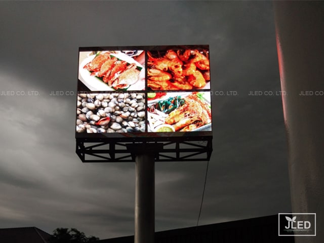 P8 Outdoor Full Color จอLed Display 